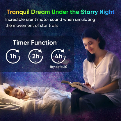 12 in 1 Star and Galaxy Projector / Night Light - Black and White [LIMITED EDITION]