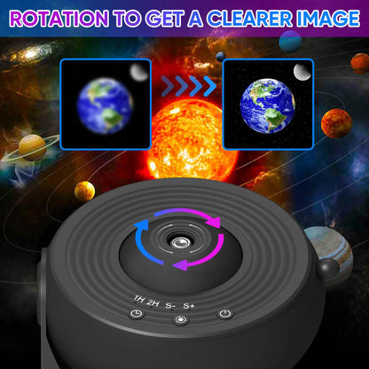 12 in 1 Star and Galaxy Projector / Night Light - Black [POPULAR]