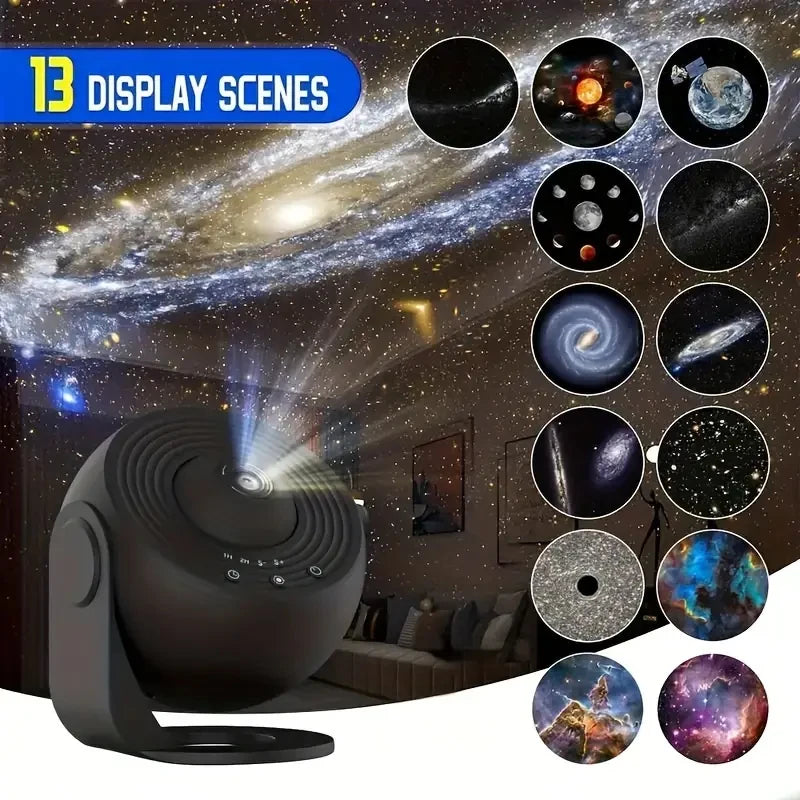 12 in 1 Star and Galaxy Projector / Night Light - Black [POPULAR]