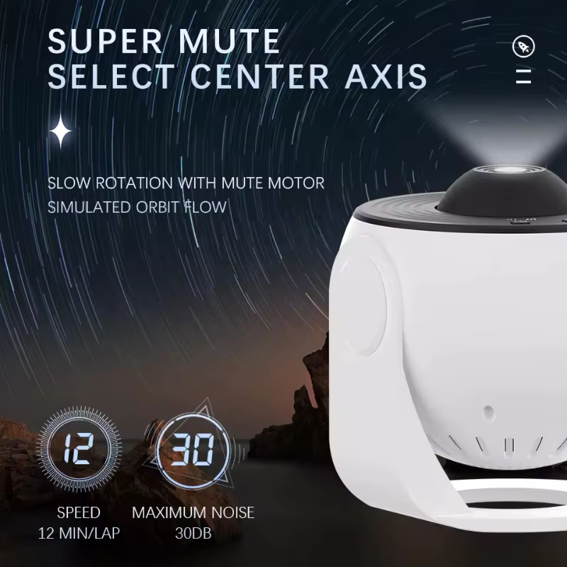 12 in 1 Star and Galaxy Projector / Night Light - Black and White [LIMITED EDITION]