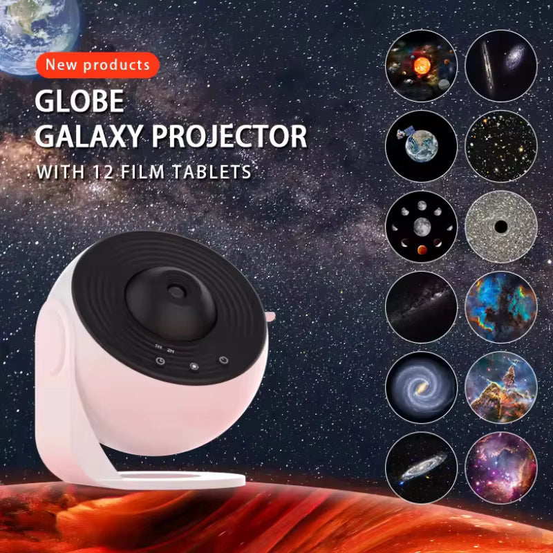 12 in 1 Star and Galaxy Projector / Night Light - Black and White [LIMITED EDITION]